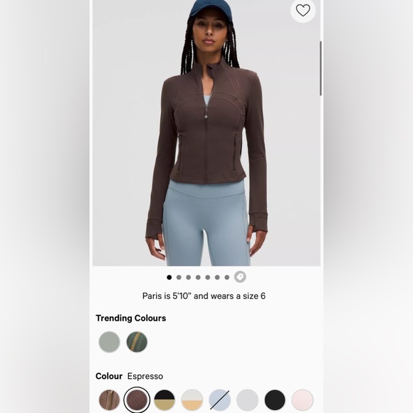 ‼️SOLD‼️🆕Lululemon🍋 Define Cropped Jacket Nulu Colour Espresso Sz 0 - Picture 5 of 12